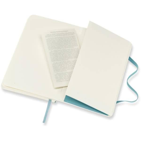 Notizbuch Pocket A6 liniert Softcover riffblau