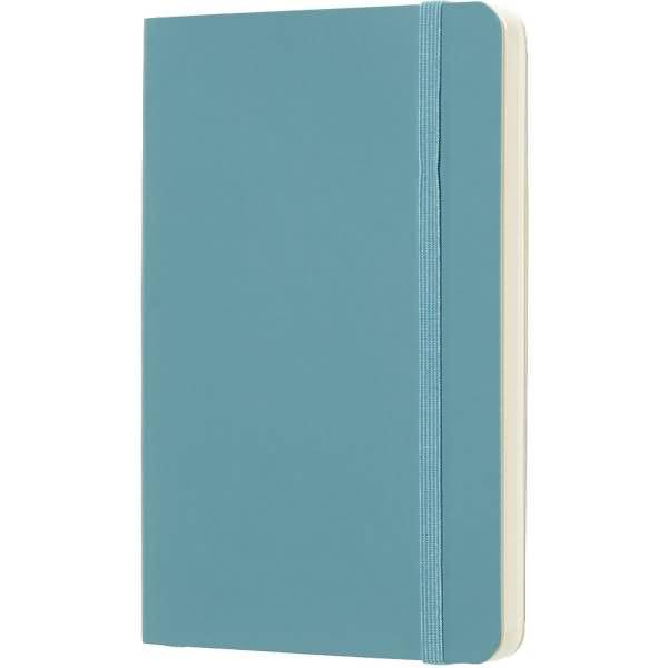 Notizbuch Pocket A6 blanko Softcover riffblau