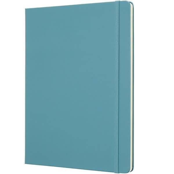 Notizbuch XL 19x25cm blanko Hardcover 96 Blatt riffblau