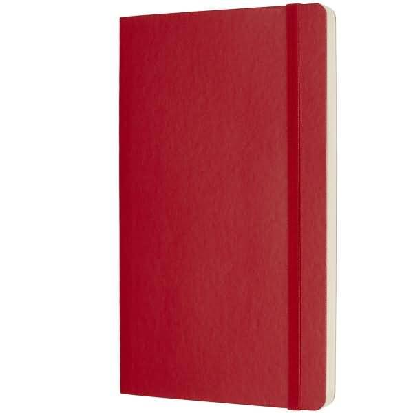 Notizbuch Large A5 Punktraster Softcover scharlachrot