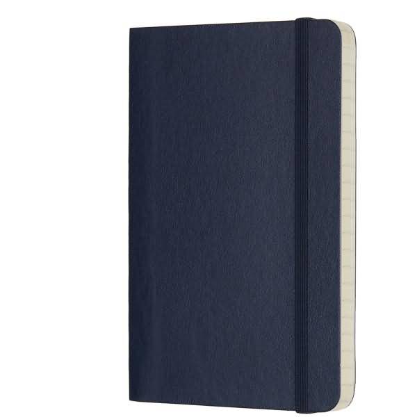 Notizbuch Pocket A6 liniert Softcover saphir