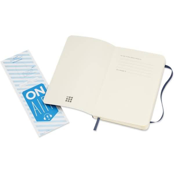 Notizbuch Pocket A6 blanko Softcover saphir