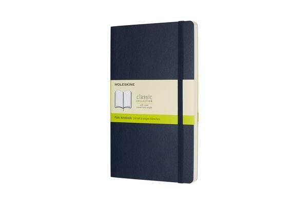 Moleskine Notizbuch L/a5, Blanko, Soft Cover, Saphir