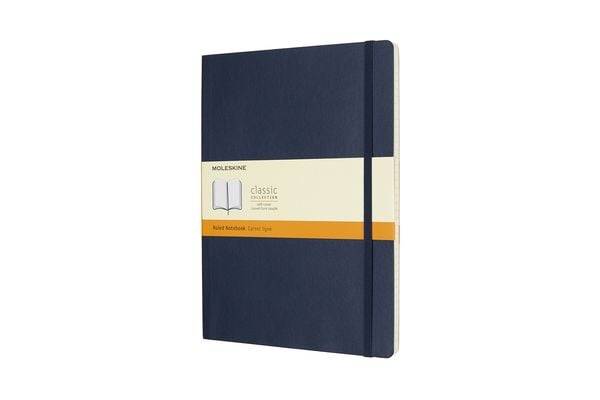 Moleskine Notizbuch Xl, Liniert, Soft Cover, Saphir