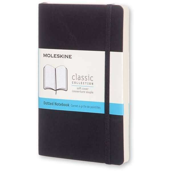 Notizbuch Pocket A6 Punktraster Softcover schwarz