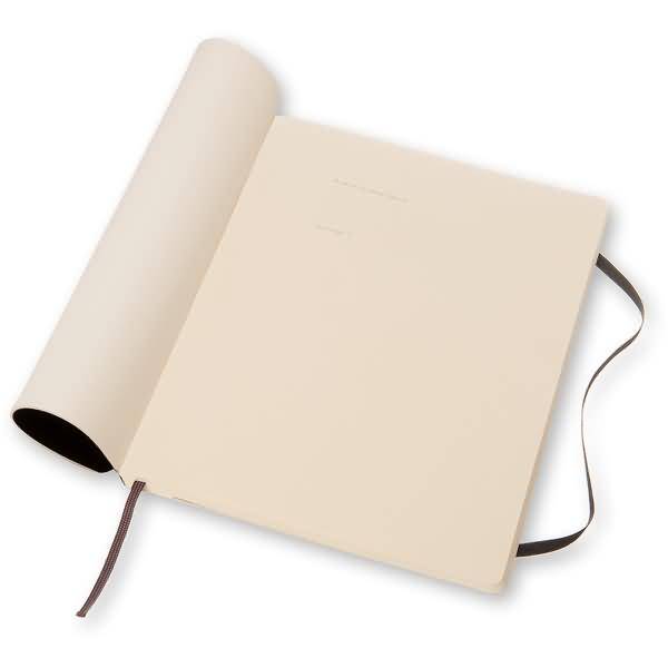 Notizbuch XL 19x25cm Punktraster Softcover schwarz