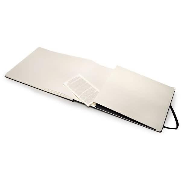 Notizbuch Aquarellpapier A4 200g/qm 30 Blatt Hardcover schwarz