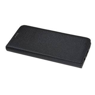 cofi1453® Elegante Buch-Tasche Hülle Smart Magnet kompatibel mit MOTOROLA ONE MACRO Leder Optik Wallet Book-Style Cover Schale in Schwarz