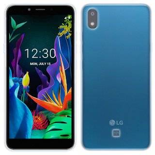 cofi1453® Silikon Hülle Basic kompatibel mit LG K20 (2019) Case TPU Soft Handy Cover Schutz Transparent
