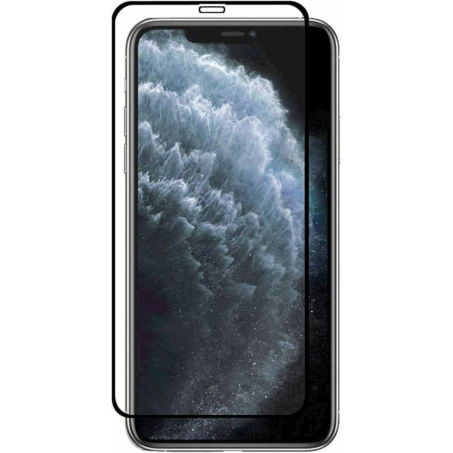 Silikon Hülle Bumper Case Transparent + 5D Full Cover Schutzglas Schutzfolie für Nokia 6.2