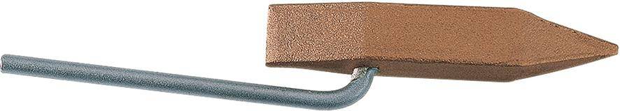 Kupferstück Propan 250 g Hammerform spitz GCE - Artikel: 8592346091412