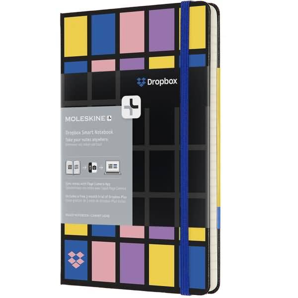 Notizbuch Smart Dropbox Connected Large A5 liniert Hardcover schwarz