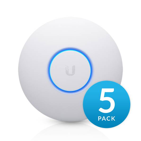 Ubiquiti UniFi nanoHD - Funkbasisstation - 802.11ac Wave 2 - Wi-Fi 5 - 2.4 GHz, 5 GHz - Gleichstrom (Packung mit 5)