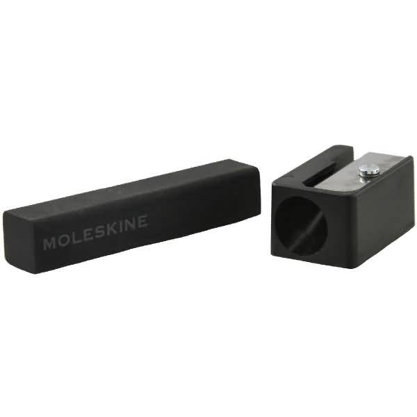 Anspitzer-Radierer-Set schwarz