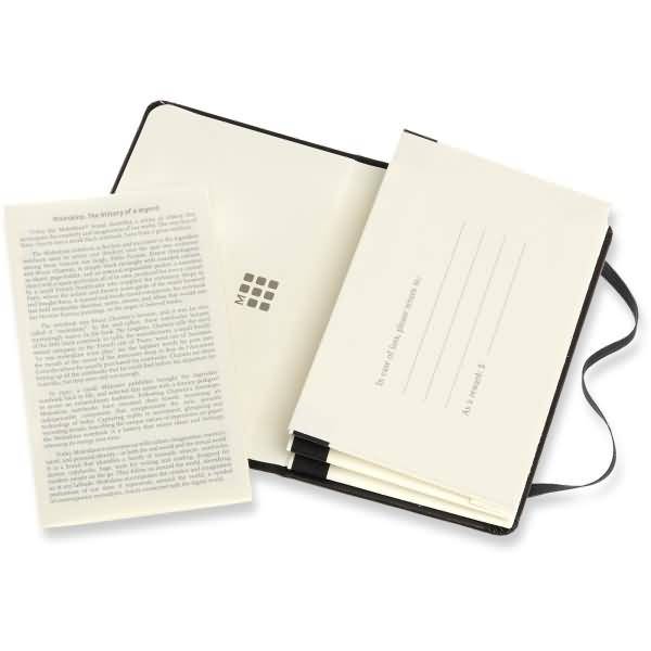 Visitenkartenmappe Pro Fach XS 6,5x10,5cm Hardcover 2 Fächern schwarz