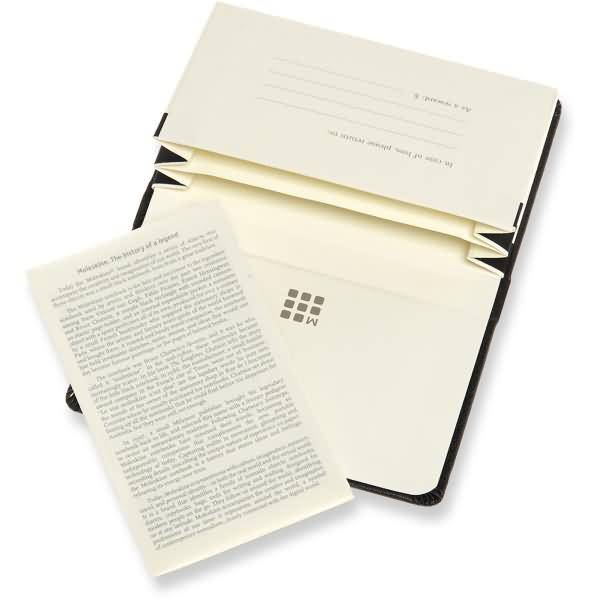 Visitenkartenmappe Pro Fach XS 6,5x10,5cm Hardcover 2 Fächern schwarz