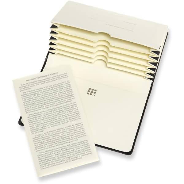 Fächermappe Pocket A6 Hardcover schwarz