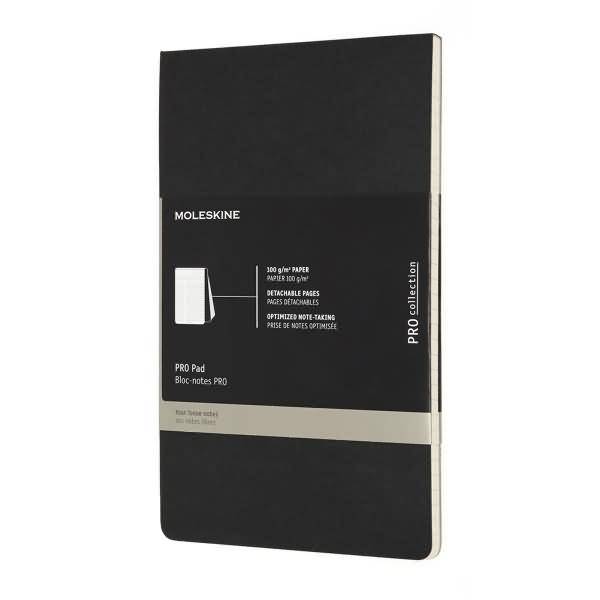 Notizblock Large A5 liniert Softcover schwarz