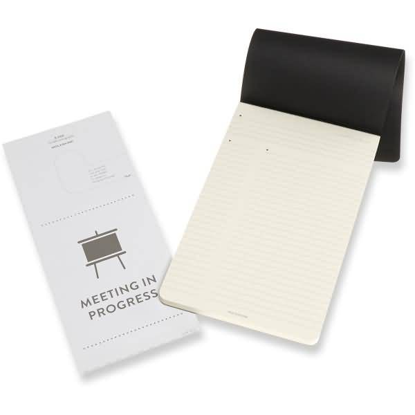 Notizblock Large A5 liniert Softcover schwarz