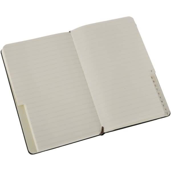 Adressbuch Pocket A6 liniert mit Register Hardcover schwarz