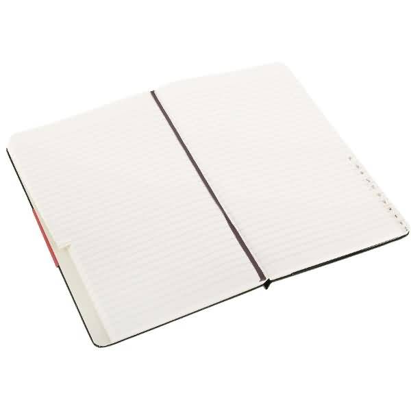 Adressbuch Large A5 liniert mit Register Hardcover schwarz