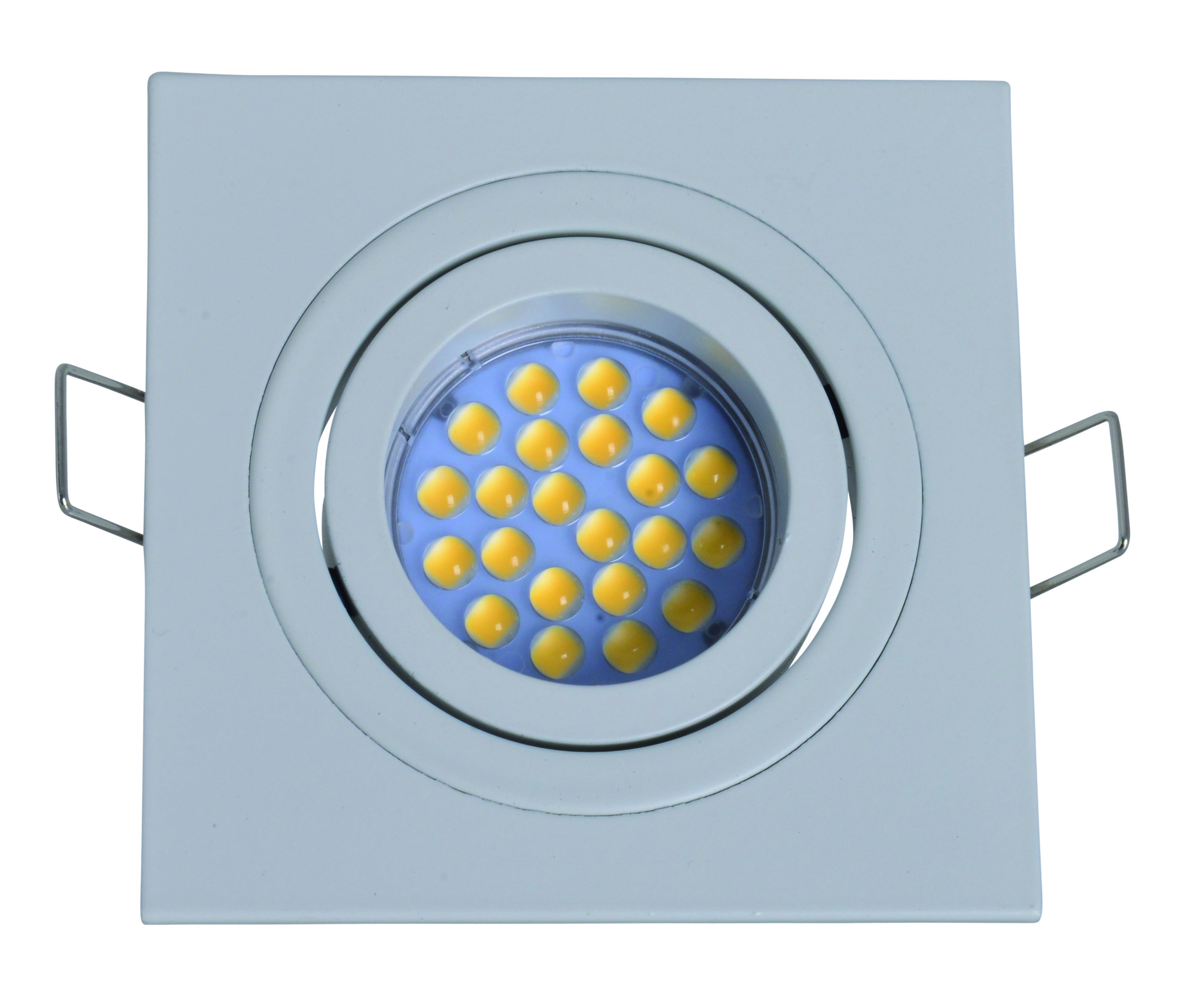 Einbauspot GU10 schwenkbar weiß