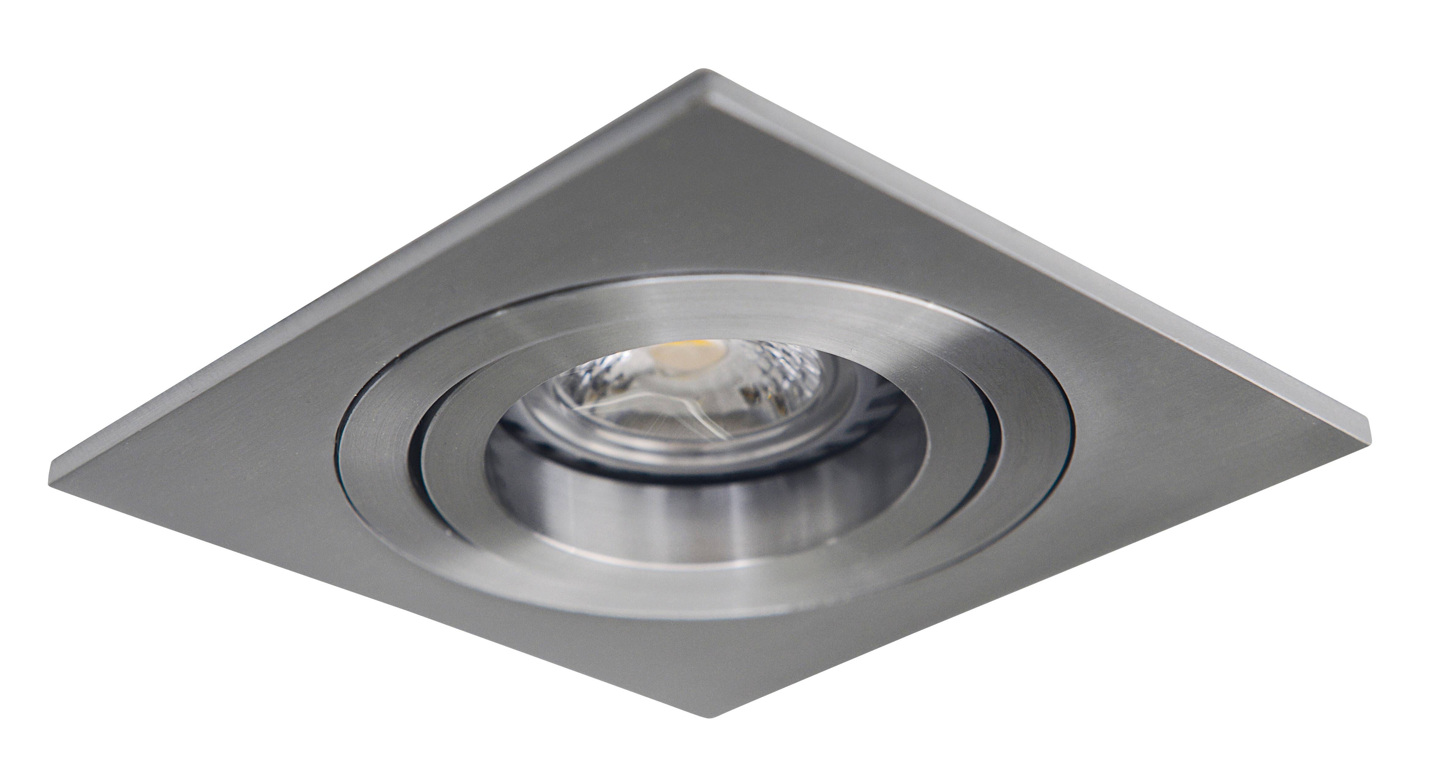 Einbauspot GU10 schwenkbar aluminium