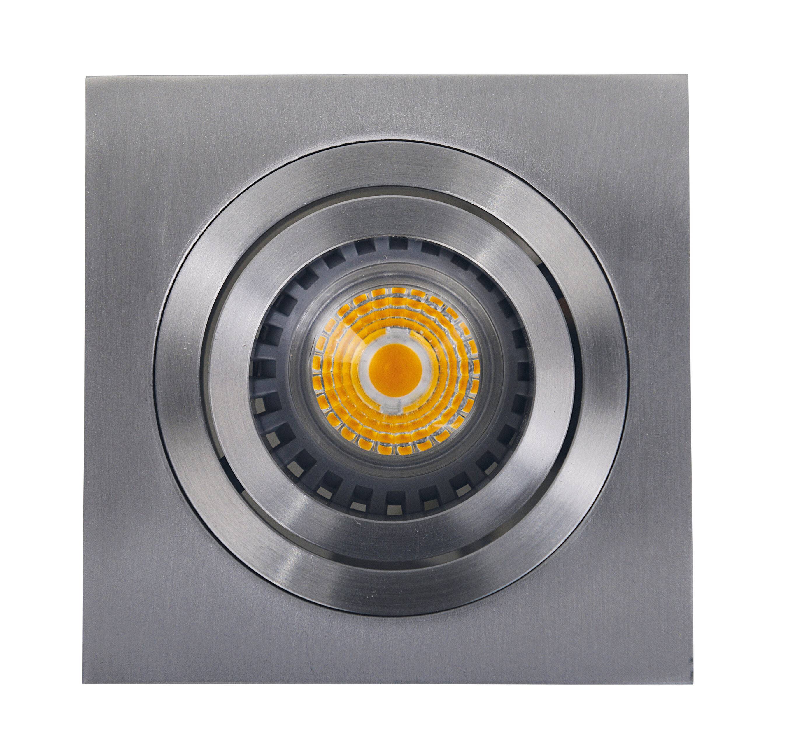 Einbauspot GU10 schwenkbar aluminium