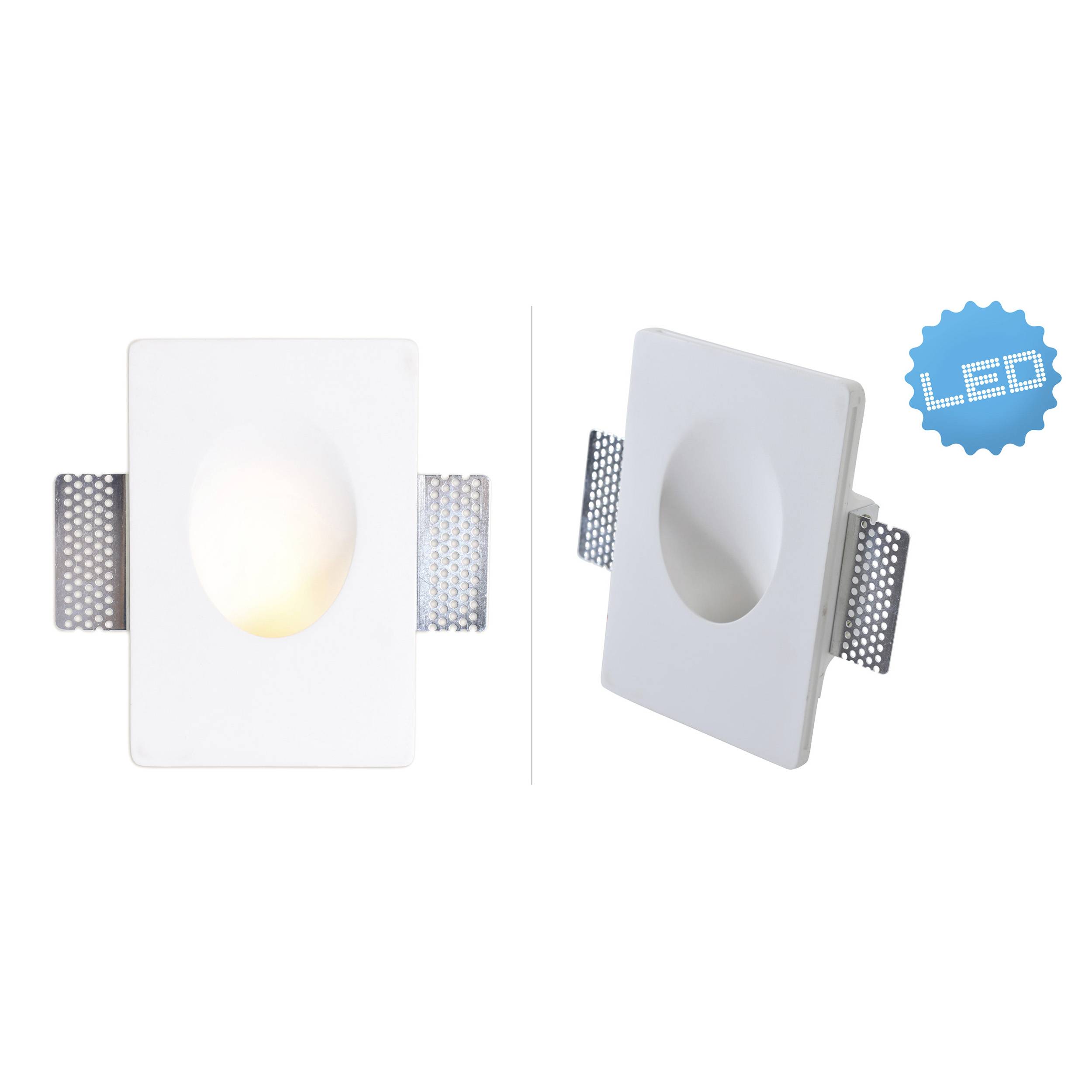 LED Einbauspot 1W 18x12 cm