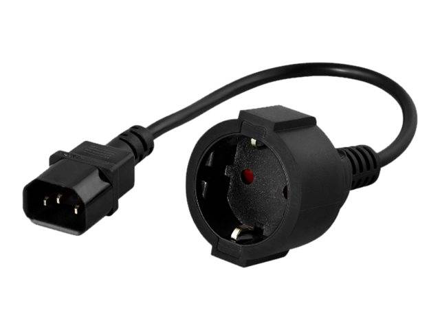 PowerWalker - Stromkabel - CEE 7/4 (W) bis IEC 60320 C14