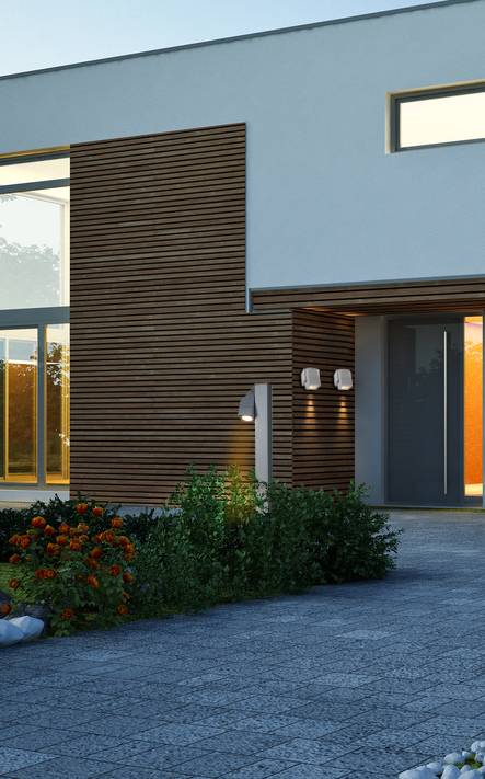 Energiespar-Außenwand-leuchte