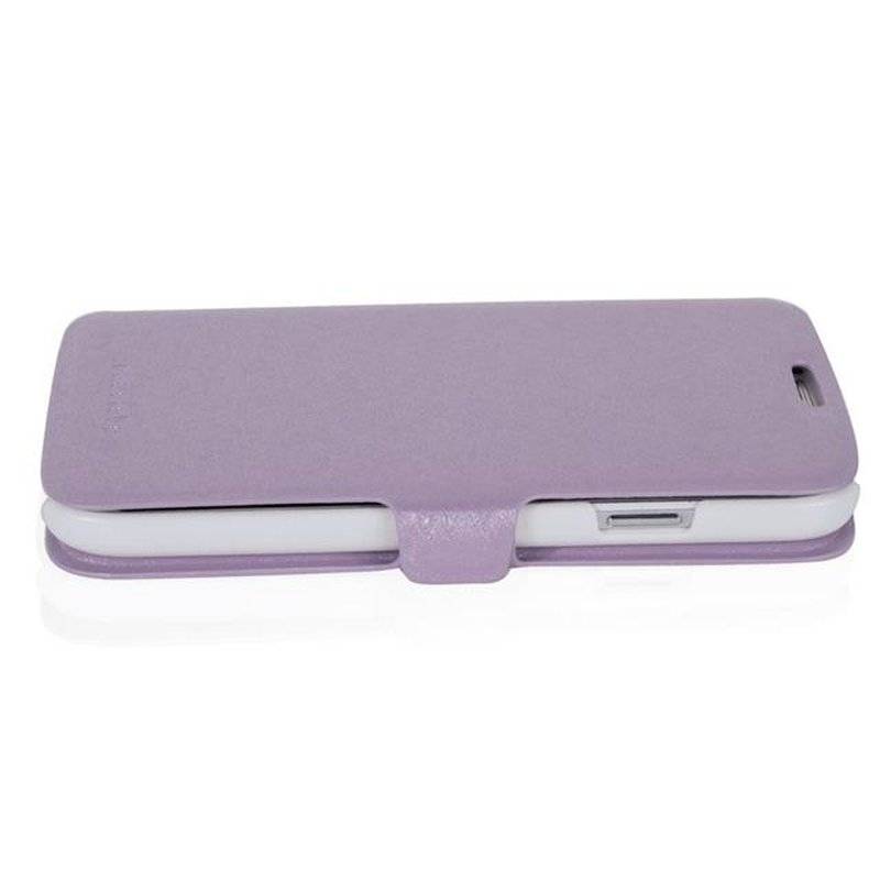 Cadorabo Hülle für Samsung Galaxy S5 / S5 NEO - Hülle in ICY FLIEDER – mit Standfunktion und Kartenfach im Ultra Slim Design