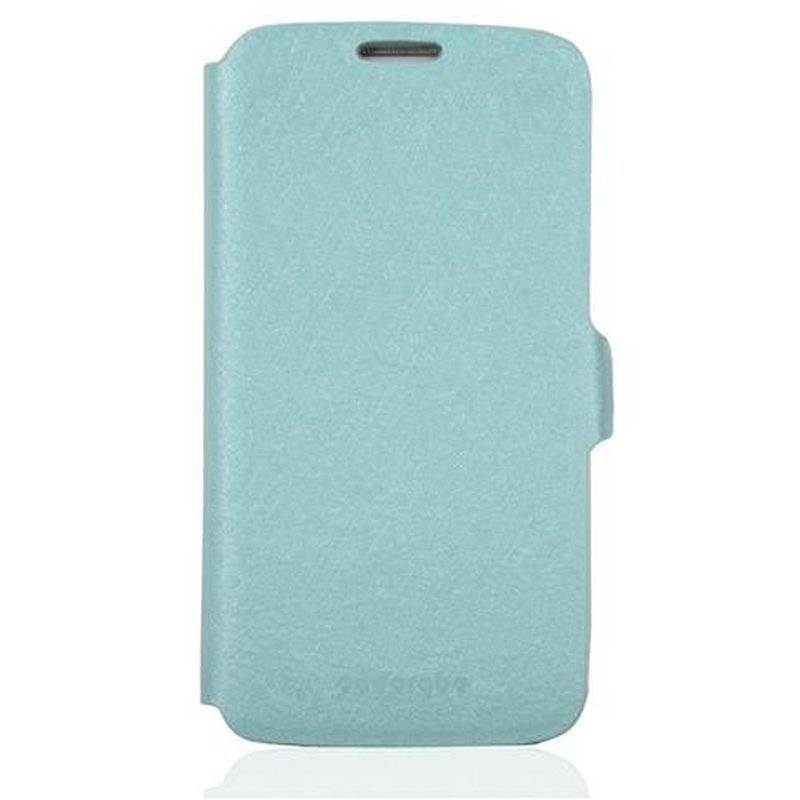 Cadorabo Hülle für Samsung Galaxy S5 / S5 NEO - Hülle in ICY BLAU – mit Standfunktion und Kartenfach im Ultra Slim Design