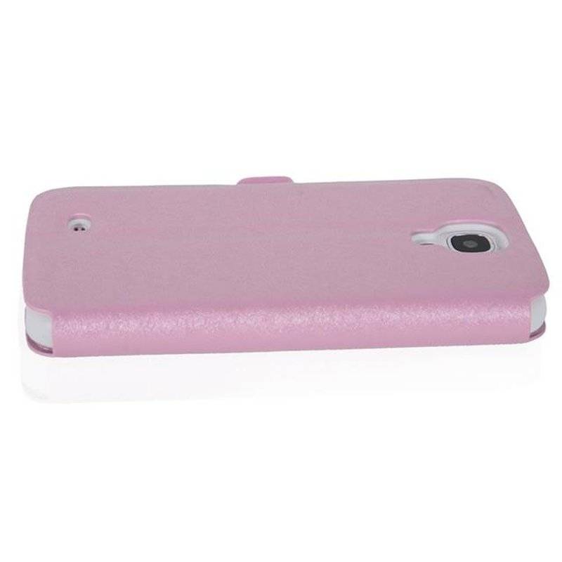 Cadorabo Hülle für Samsung Galaxy S5 / S5 NEO - Hülle in ICY ROSE – mit Standfunktion und Kartenfach im Ultra Slim Design