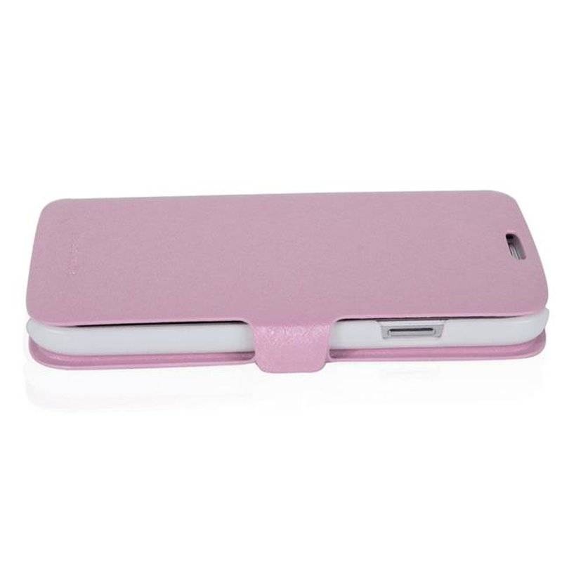 Cadorabo Hülle für Samsung Galaxy S5 / S5 NEO - Hülle in ICY ROSE – mit Standfunktion und Kartenfach im Ultra Slim Design