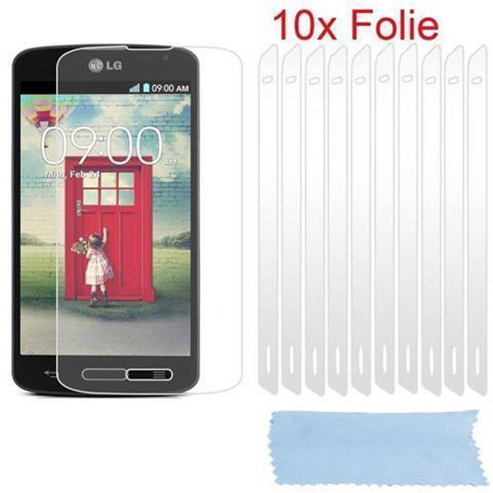 Cadorabo 10x Schutzfolie für LG L90 Display-Schutzfolien in Weiß hochtransparent