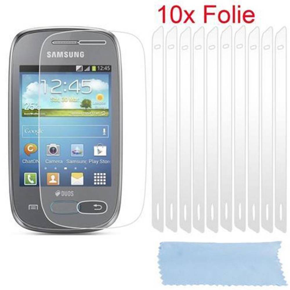 Cadorabo 10x Schutzfolie für Samsung Galaxy POCKET NEO Display-Schutzfolien in Weiß hochtransparent