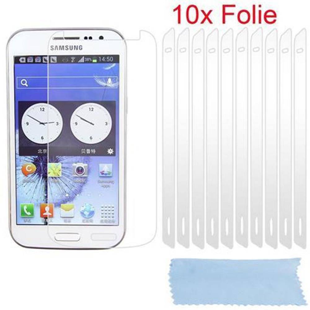 Cadorabo 10x Schutzfolie für Samsung Galaxy WIN Display-Schutzfolien in Weiß hochtransparent