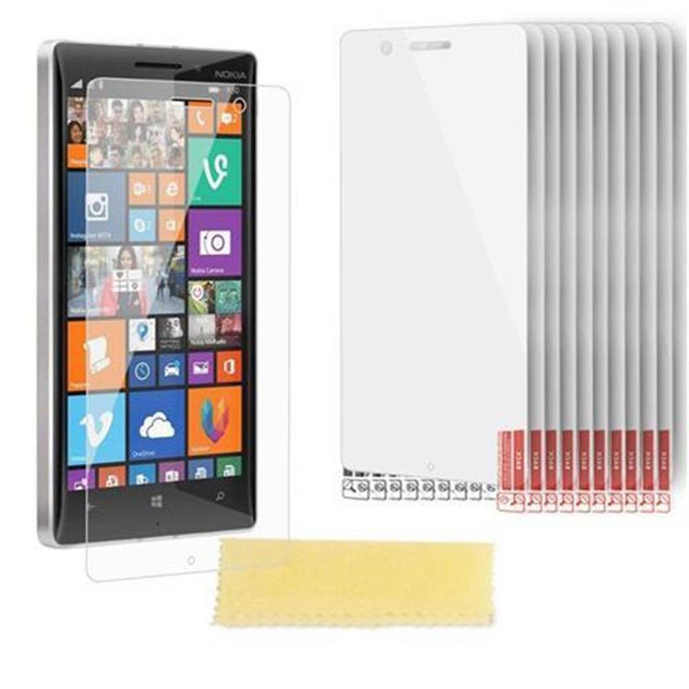 Cadorabo 10x Schutzfolie für HTC DESIRE 830 Display-Schutzfolien in Weiß hochtransparent