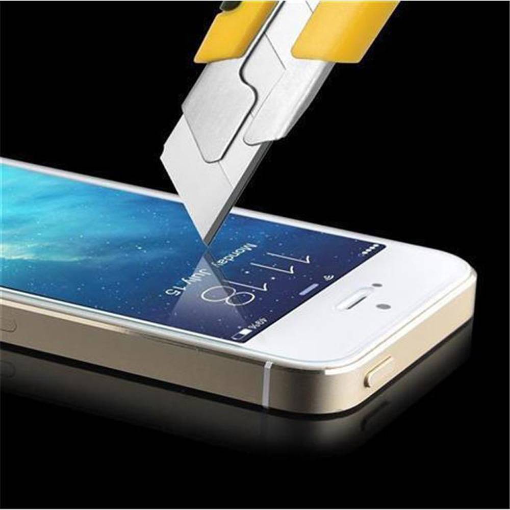 Cadorabo Panzer Folie für Apple iPhone 6 / iPhone 6S Schutzfolie in Transparent Gehärtetes Tempered Display-Schutzglas