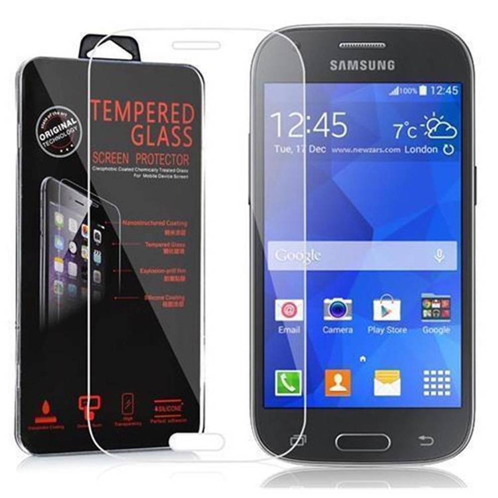 Cadorabo Panzer Folie für Samsung Galaxy ACE STYLE Schutzfolie in Transparent Gehärtetes Tempered Display-Schutzglas