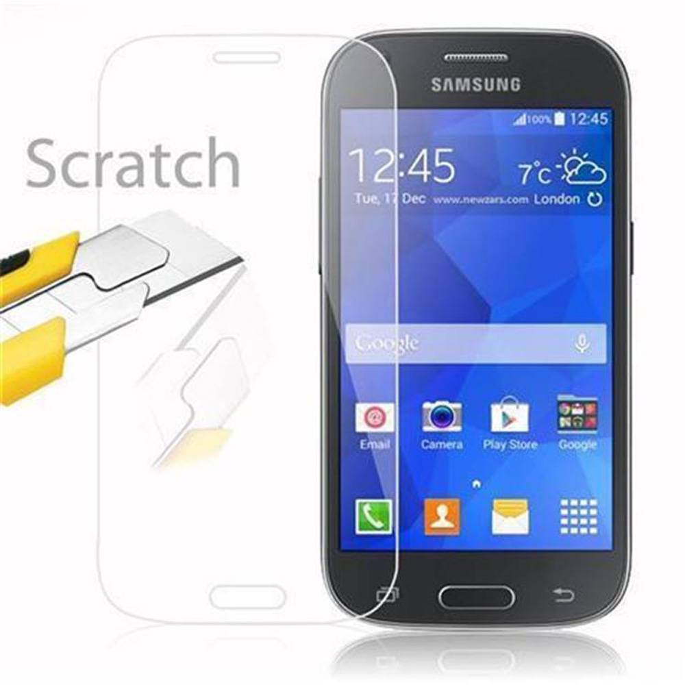 Cadorabo Panzer Folie für Samsung Galaxy ACE STYLE Schutzfolie in Transparent Gehärtetes Tempered Display-Schutzglas