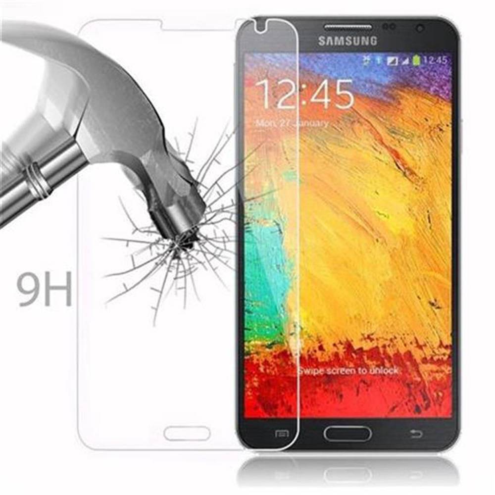 Cadorabo Panzer Folie für Samsung Galaxy NOTE 3 NEO Schutzfolie in Transparent Gehärtetes Tempered Display-Schutzglas