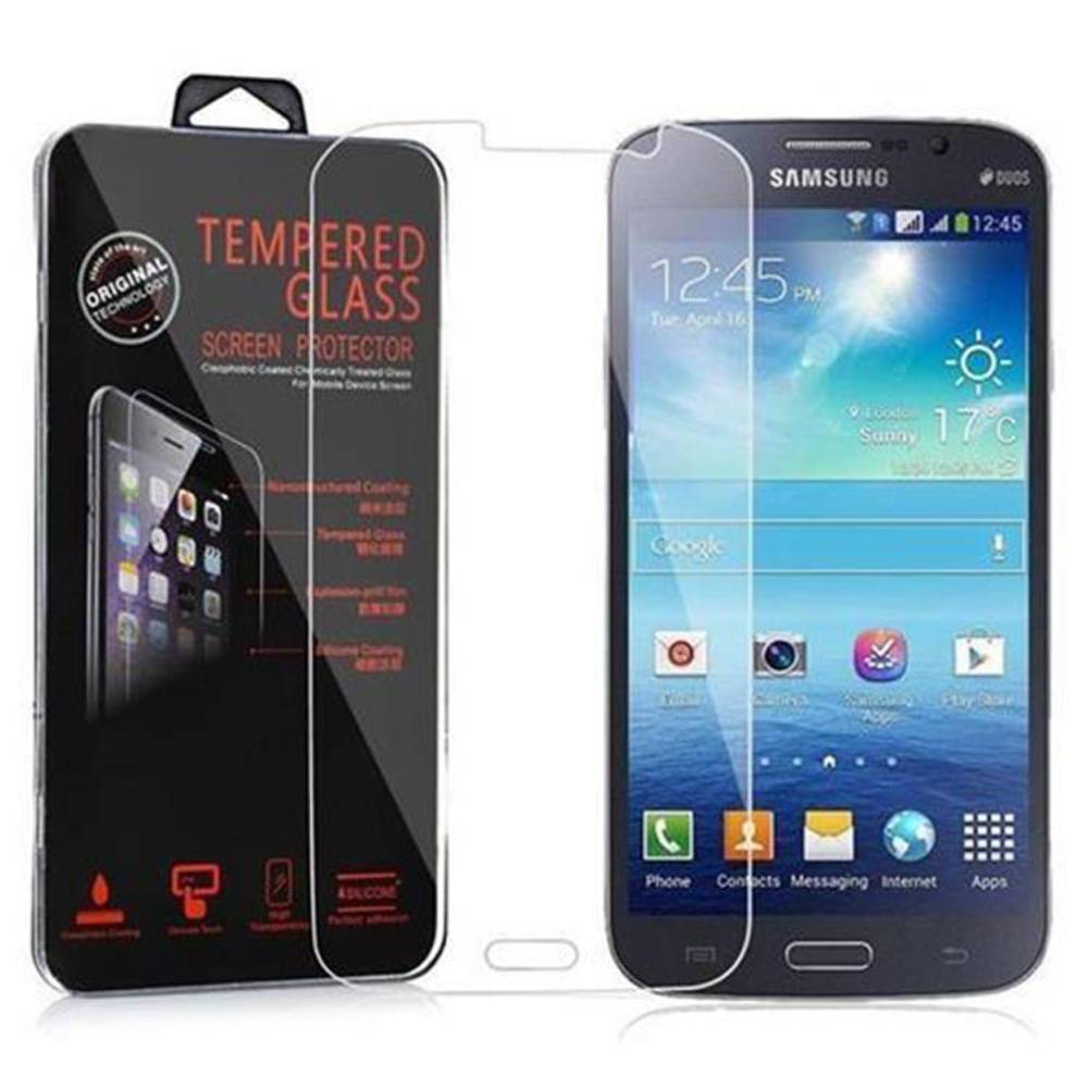 Cadorabo Panzer Folie für Samsung Galaxy MEGA 5.8 Schutzfolie in Transparent Gehärtetes Tempered Display-Schutzglas
