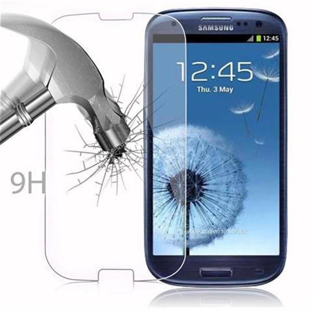 Cadorabo Panzer Folie für Samsung Galaxy S3 / S3 NEO Schutzfolie in Transparent Gehärtetes Tempered Display-Schutzglas