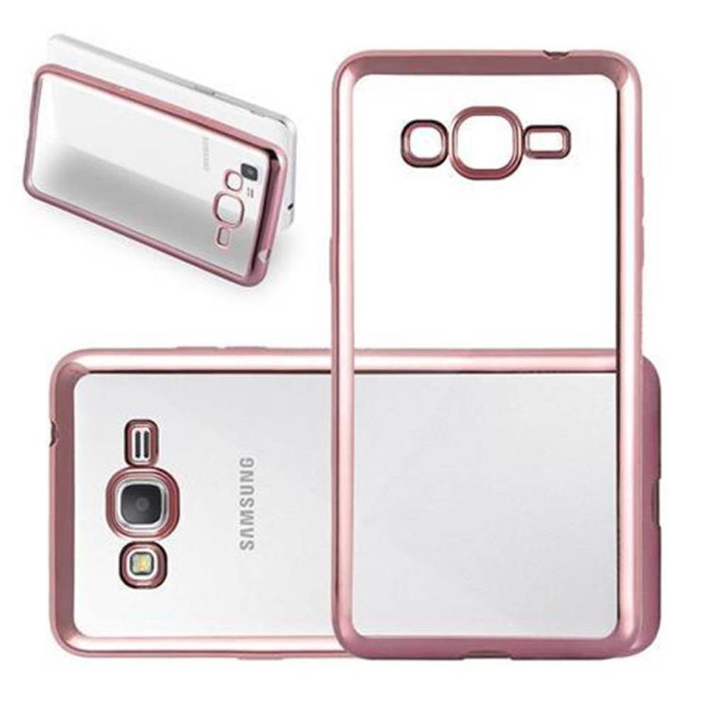 Cadorabo Hülle für Samsung Galaxy GRAND PRIME Etui in Rosa Schutzhülle Handyhülle TPU Silikon Cover Case