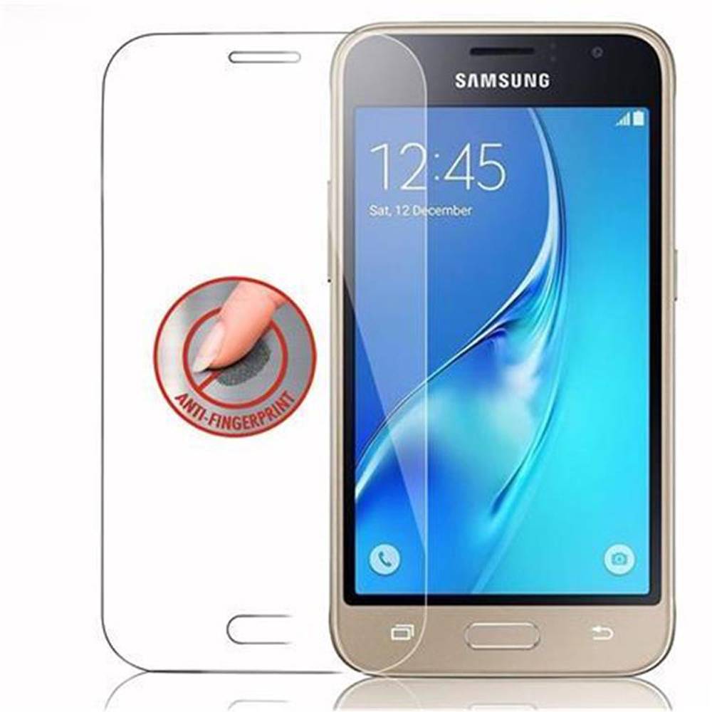 Cadorabo Panzer Folie für Samsung Galaxy J1 MINI 2016 Schutzfolie in Transparent Gehärtetes Tempered Display-Schutzglas