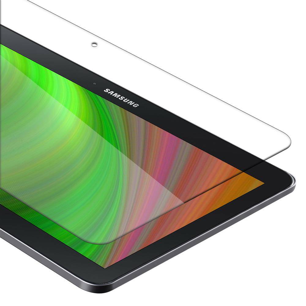 Cadorabo Panzer Folie für Samsung Galaxy Tab 4 (10,1 Zoll) in Transparent Schutzfolie Tablet Gehärtetes Tempered
