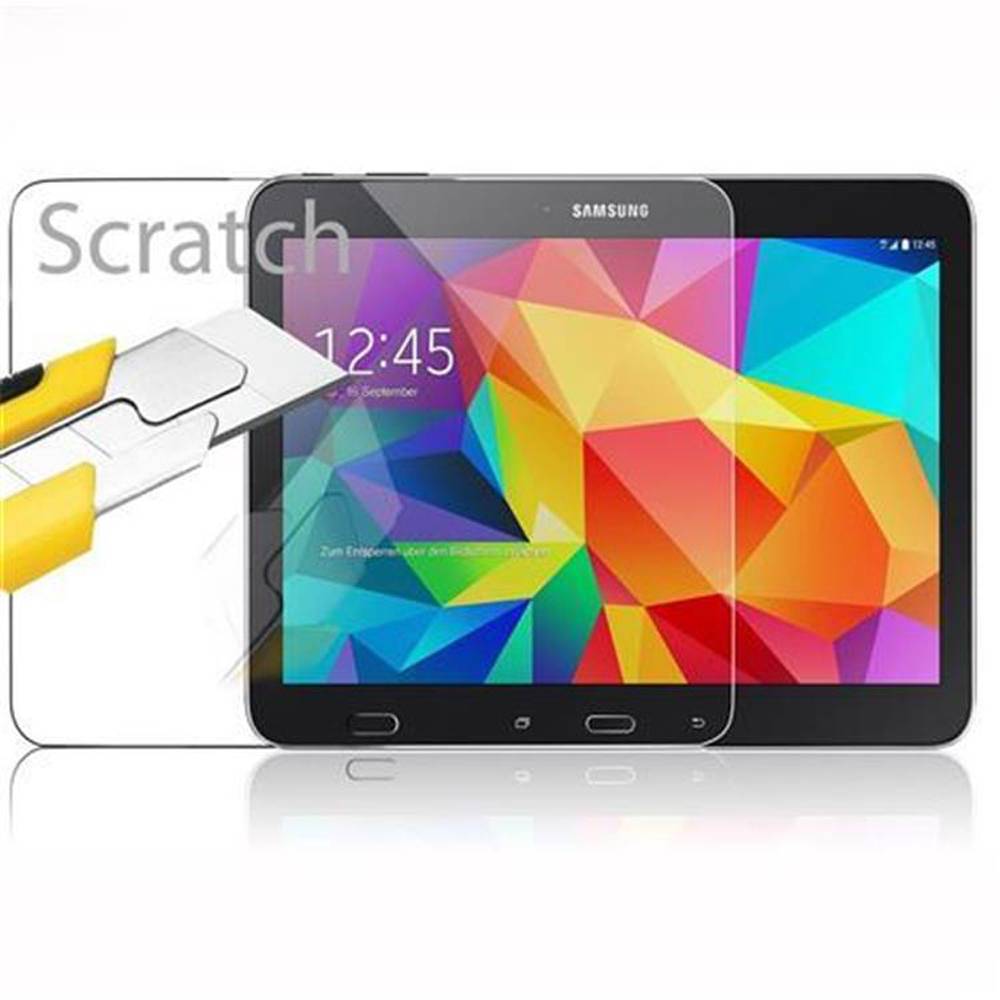 Cadorabo Panzer Folie für Samsung Galaxy Tab 4 (10,1 Zoll) in Transparent Schutzfolie Tablet Gehärtetes Tempered