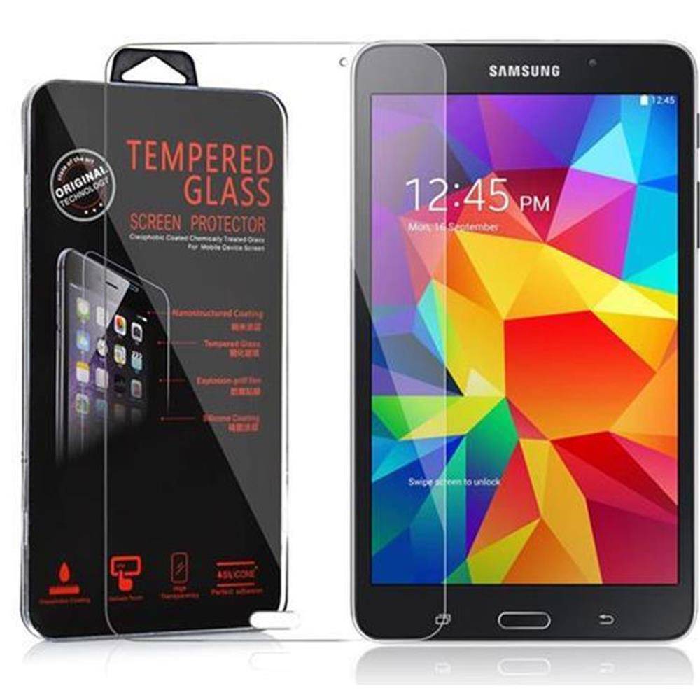 Cadorabo Panzer Folie für Samsung Galaxy Tab 4 (7 Zoll) in Transparent Schutzfolie Tablet Gehärtetes Tempered